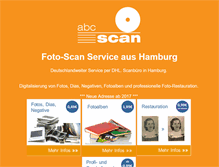 Tablet Screenshot of abc-scan.de